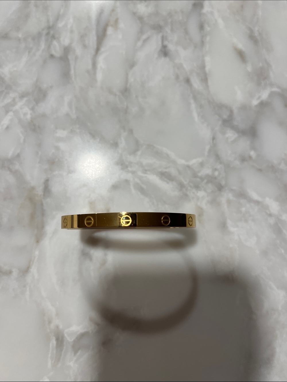 Love bracelet inspired Gold Screw-Detail Bangle Bracelet - Women Accessories